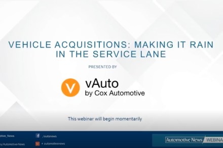vAuto Live Webinar - Vehicle Acquisitions: Making It Rain in the Service Lane